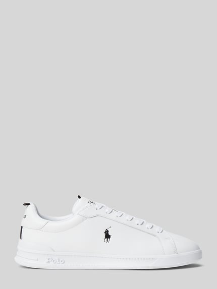 Polo Ralph Lauren sneakers van echt leer met logodetails Wit - 3