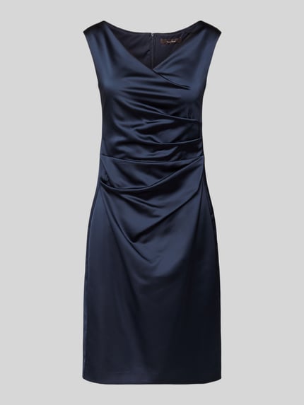 Cocktailkleid mit Wasserfall-Ausschnitt Shop The Look MANNEQUINE