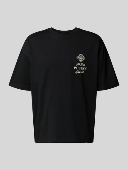 Don´t Waste Culture T-Shirt mit Label-Print Modell 'Aradia' Black 2