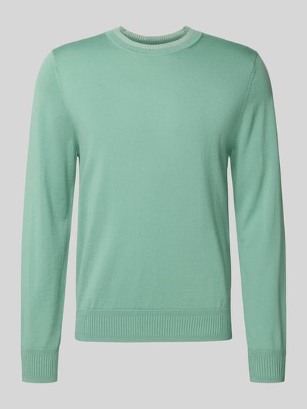 Paul Smith Regular Fit Strickpullover aus reiner Wolle Hellgruen 2