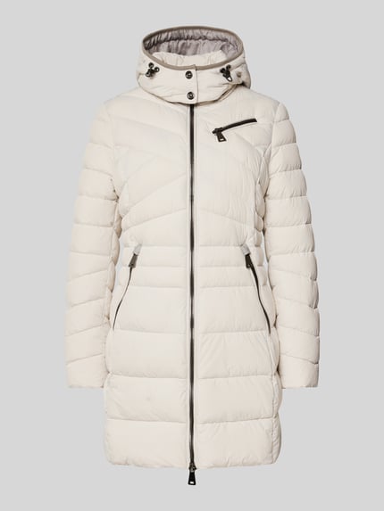Gil Bret Gewatteerde mantel met tweewegritssluiting Offwhite - 2