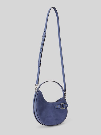 Lauren Ralph Lauren torba na ramię z naturalnej skóry Niebieski 3