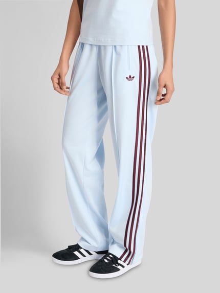 adidas Originals regular fit trainingsbroek met logodetails Lichtblauw - 4