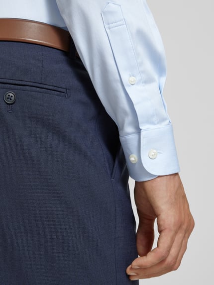Selected Slim Fit Businesshemd aus Baumwoll-Mix Modell 'FILIP' Bleu 3