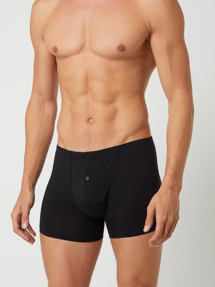 HANRO Boxershorts met stretch  Zwart - 3