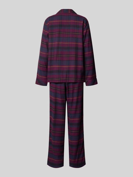 Lauren Ralph Lauren Pyjama-Set mit Logo-Stitching im 2-teiligen Set Bordeaux 3