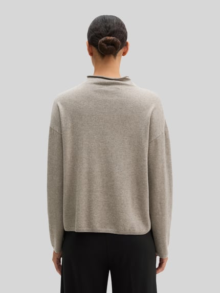 Marc O'Polo Turtleneck mit Mock Neck Stein Melange 5