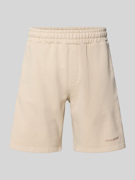Regular Fit Sweatshorts mit Logo-Stitching Shop The Look MANNEQUINE