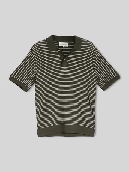 Tom Tailor Koszulka polo o kroju regular fit z bawełny w imitacji dzianiny Oliwkowy 2