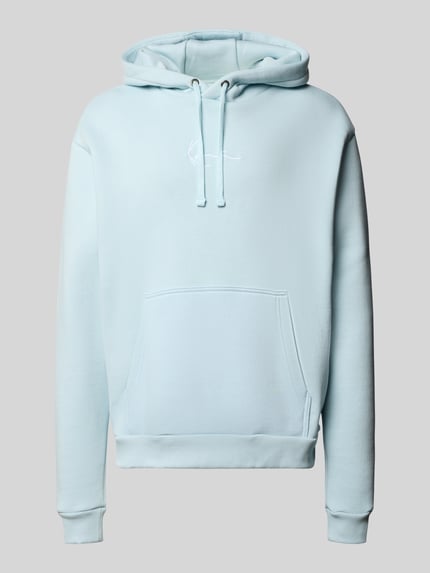 Karl Kani Hoodie met labelstitching Lichtblauw - 2