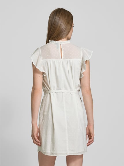 VERO MODA Freizeitkleid aus reiner Baumwolle Modell 'TRINE' Weiss 5
