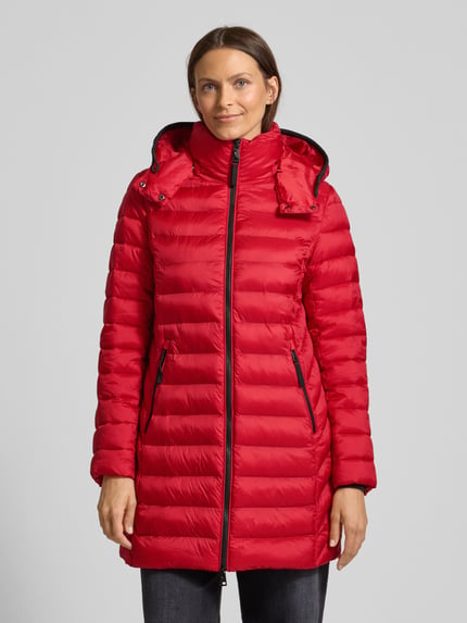 FUCHS SCHMITT Regular Fit Steppmantel mit Kapuze Rot 4