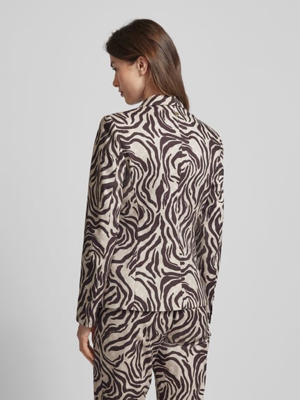 JOOP! Blazer mit Allover-Print Beige 5
