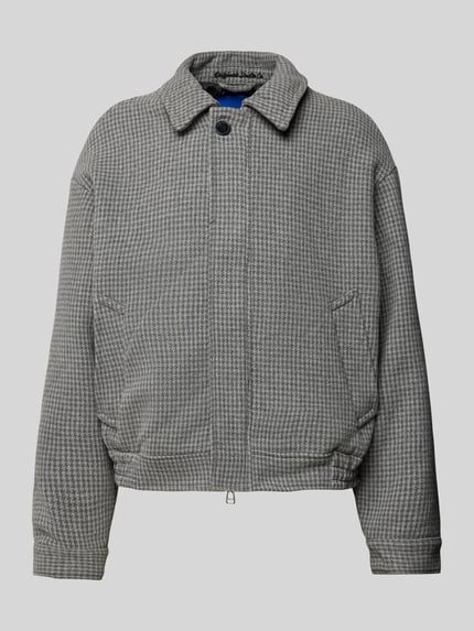 JACK & JONES Relaxed fit jack met wol Model 'VERMONT' Lichtgrijs gemêleerd - 2