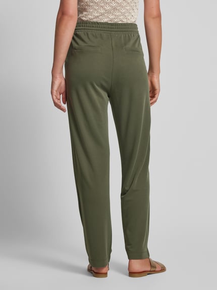 mbyM Straight Leg Stoffhose mit Eingrifftaschen Modell 'Berin' Khaki 5
