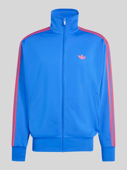 adidas Originals regular fit sweatjack met labelstitching Koningsblauw - 2