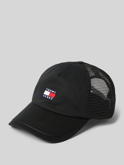 Tommy Jeans Baseballpet met labelstitching BLACK - 1
