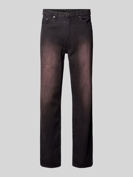 Karl Kani Straight Leg Jeans im 5-Pocket-Design Black 2