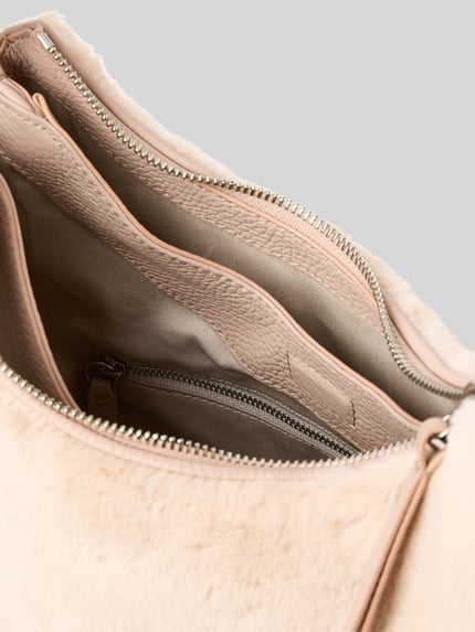 Coccinelle Hand Bag Tragehenkel in Fecht-Optik Modell 'Boheme' Sand 5