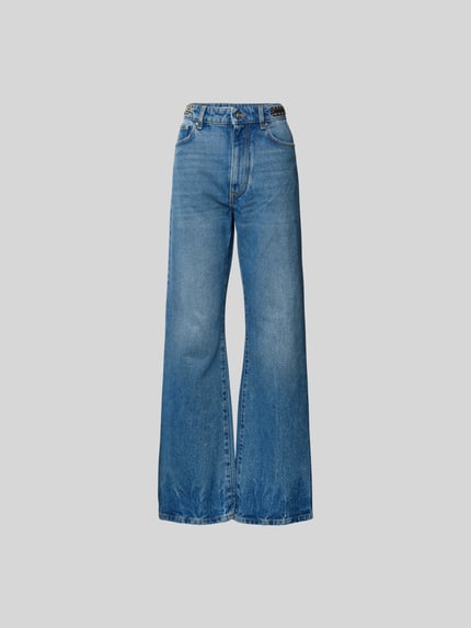 flared jeans met 5-pocketmodel Shop The Look MANNEQUINE