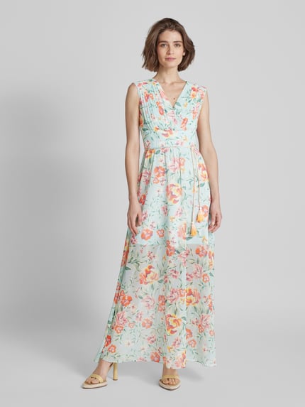 GUESS Midikleid mit floralem Print Modell 'GILDA' Mint 4