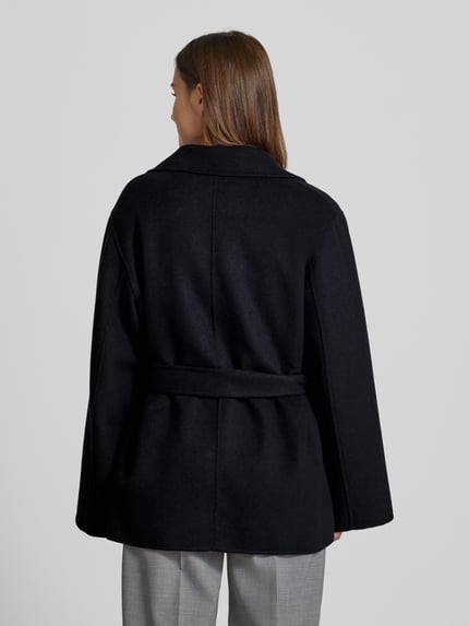 Jake*s Casual Jacke mit Viskose-Anteil in Wickel-Optik Marine 5