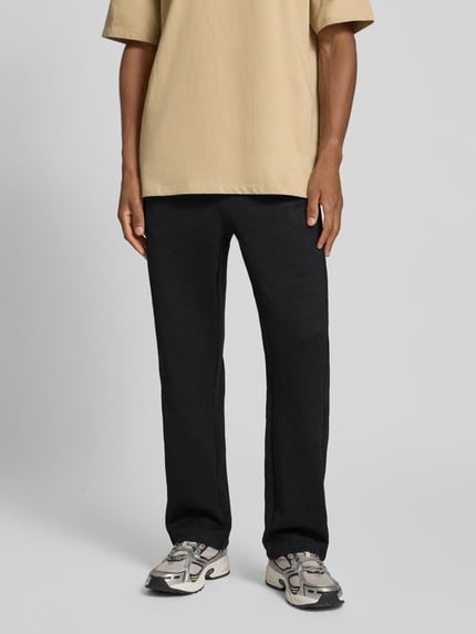 BOSS Green Regular Fit Sweatpants mit Jacquard-Optik Modell 'MIRROR LONG' Black 4