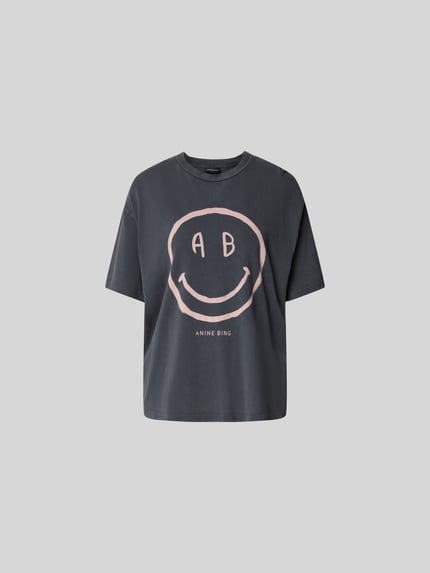 t-shirt o kroju relaxed fit z nadrukiem z logo Shop The Look MANNEQUINE