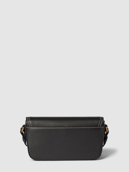 LIEBESKIND BERLIN Umhängetasche aus Leder mit Label-Prägung Modell 'CHUDY' Black 4