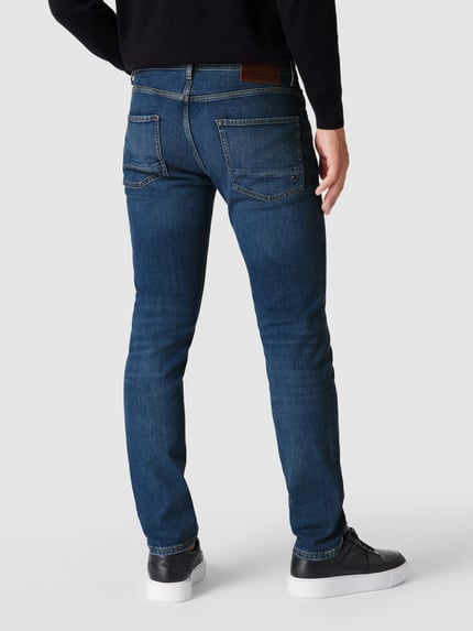 Tommy Hilfiger Straight fit jeans met stretch, model 'Denton' Jeansblauw - 5