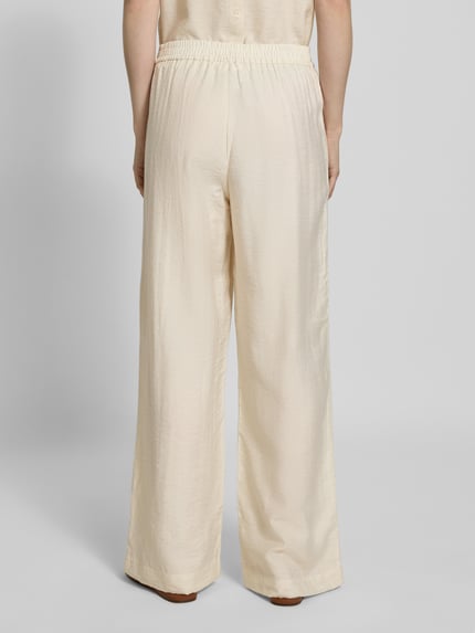 MSCH Copenhagen High Waist Stoffhose mit Leinen-Anteil Modell 'DISA' Sand 5