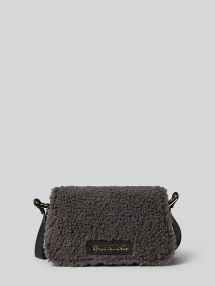 Valentino Bags Umhängetasche mit Label-Patch Modell 'ICELAND' Black 1