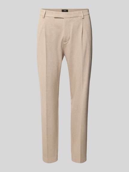 Regular Fit Hose aus Viskose-Mix Modell 'CISALTO' Shop The Look MANNEQUINE