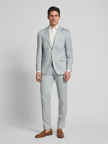 DIGEL Slim Fit Anzughose mit Eingrifftaschen Modell 'Sergio' Hellgruen 1