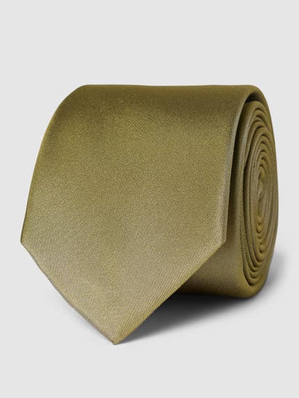 MONTI Stropdas van pure zijde (6 cm) Rietgroen - 2