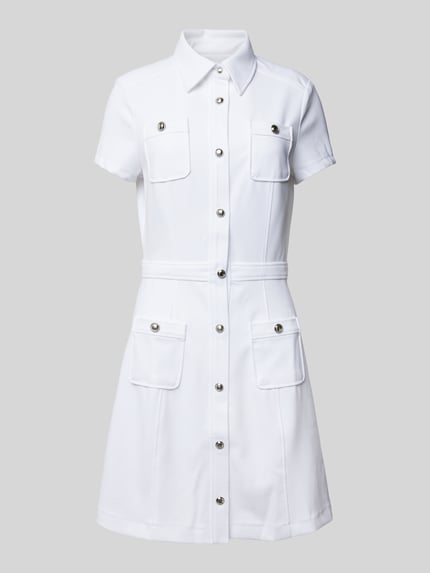 GUESS Mini-jurk met opgestikte zakken, model 'ELORA' Wit - 2