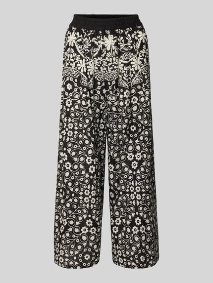 Weekend Max Mara Regular Fit Hosenrock aus reiner Baumwolle Modell 'PALANCA' Black 2