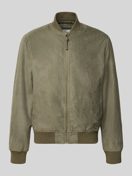 bomberka z materiału skóropodobnego ze stójką Shop The Look MANNEQUINE