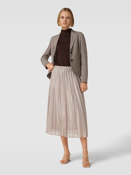 MORE & MORE Midirok met elastische band Taupe - 1