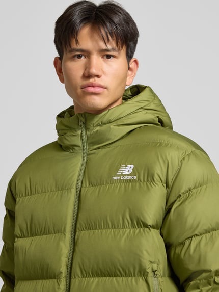 New Balance Steppjacke mit Label-Stitching Modell 'BOSTON' Gruen 3