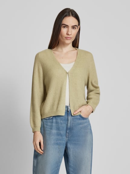 Hemisphere Strickjacke aus reinem Kaschmir Schilf 4