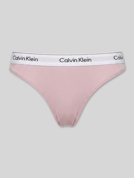 Calvin Klein Underwear String aus Baumwoll-Modal-Mix Rosa 2