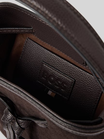 BOSS Umhängetasche mit Kordel-Detail Modell 'Anett' Dunkelbraun 5