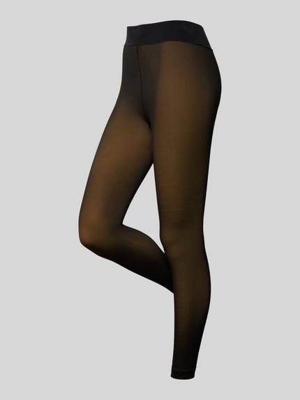 camano Thermo-panty van warm en zacht mengweefsel Zwart - 1
