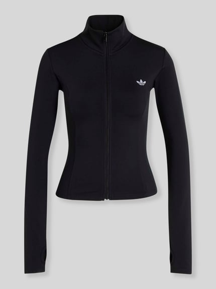 adidas Originals Slim Fit Trainingsjacke mit Logo-Print Black 2