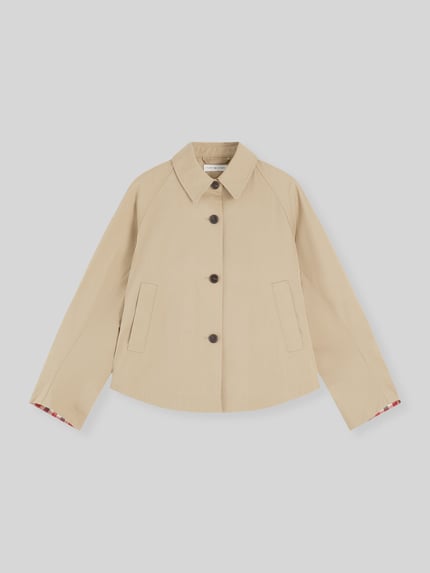 Tommy Hilfiger Oversized Hemdjacke aus Baumwoll-Mix Camel 2