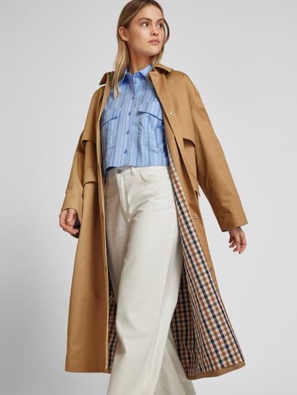 INFLUENCER'S CHOICE BY P&C* Trencz w stylu oversized Jasnobrązowy 3