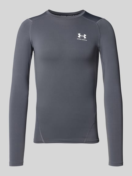Under Armour Longsleeve mit Rundhalsausschnitt und Logo Graphit 2