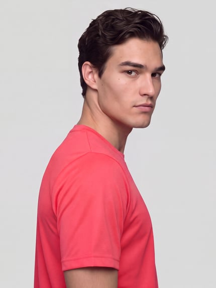 adidas Training Sport-T-Shirt mit Logo-Print Rot 3
