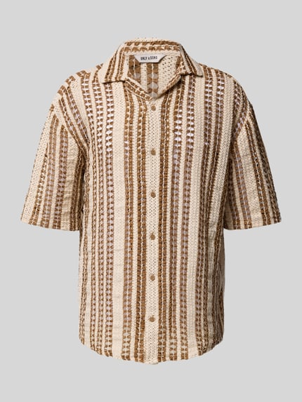 ONLY & SONS Regular Fit Freizeithemd mit Reverskragen Modell 'DANI' Hellbraun 2